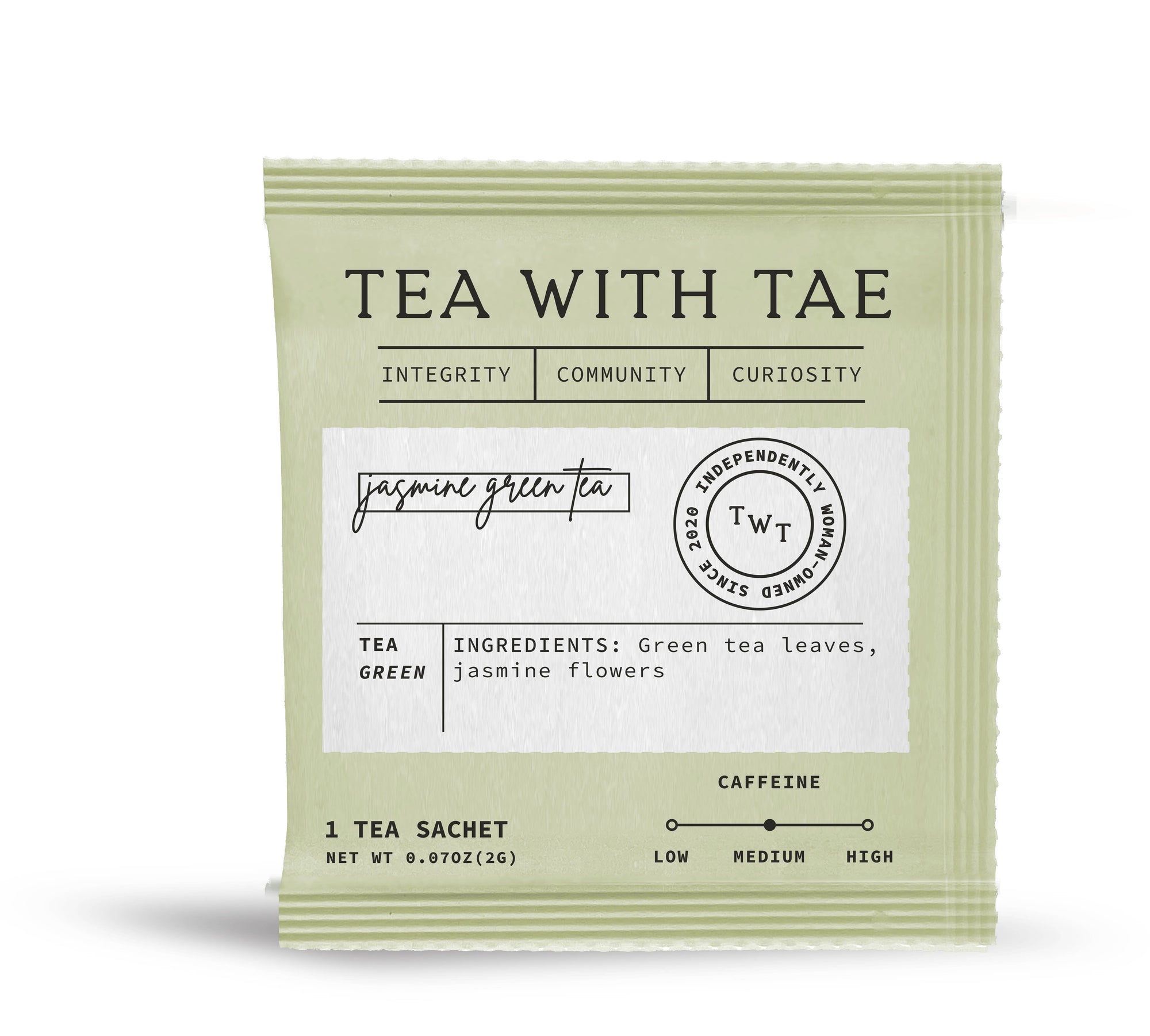 Individually Wrapped Tea Sachets: Spa Bliss