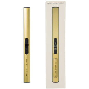 Gold Rechargeable Electric Lighter - Home Decor & Gift