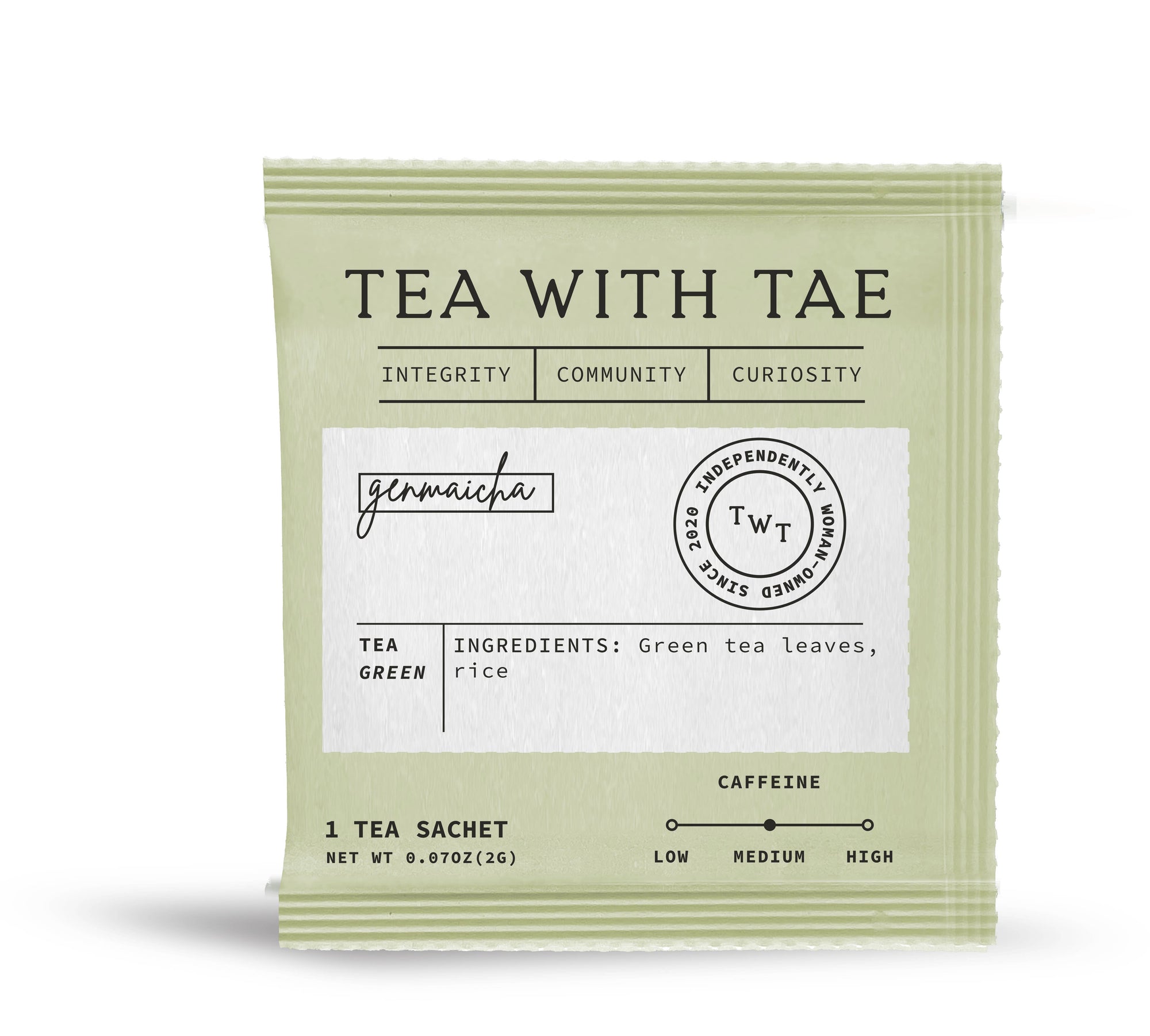 Individually Wrapped Tea Sachets: Spa Bliss