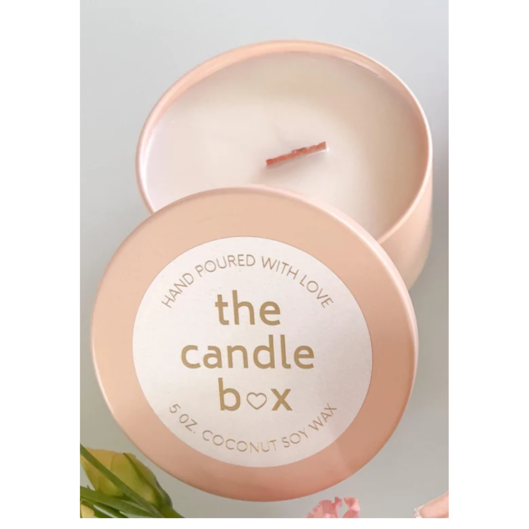Whisky & Pear Rose Gold Candle
