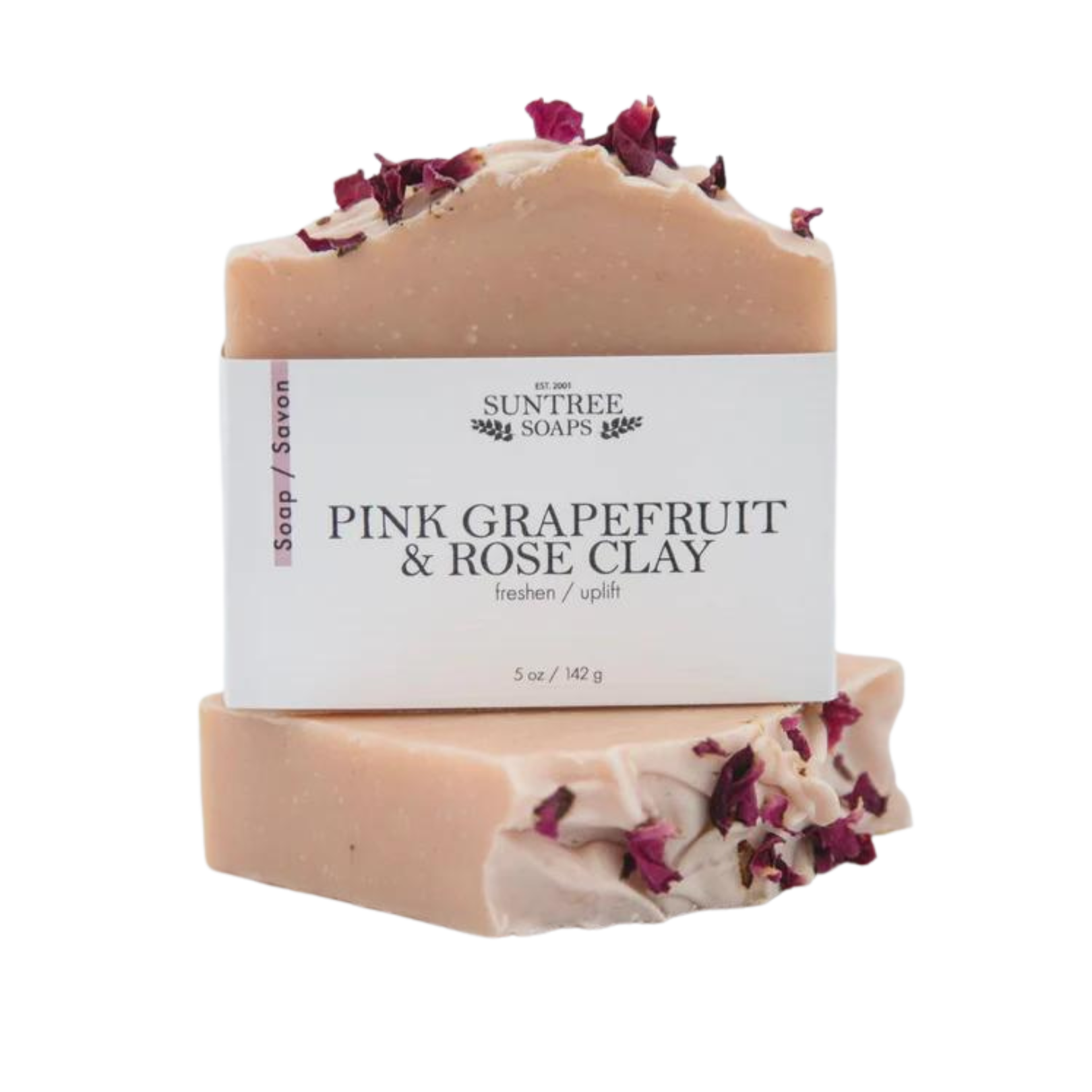 Natural Bar Soap | Pink Grapefruit & Rose Clay
