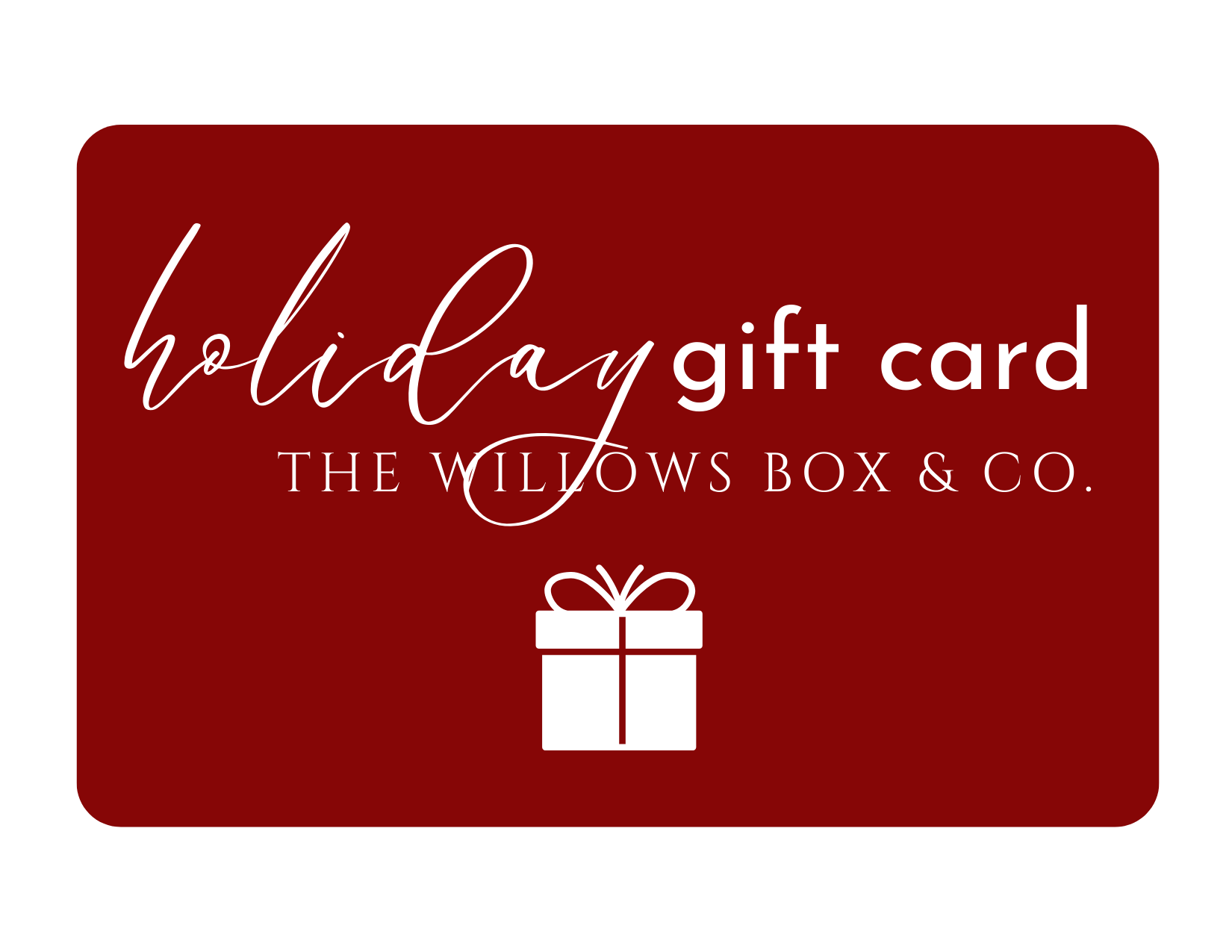 The Willows Box & Co e-gift card