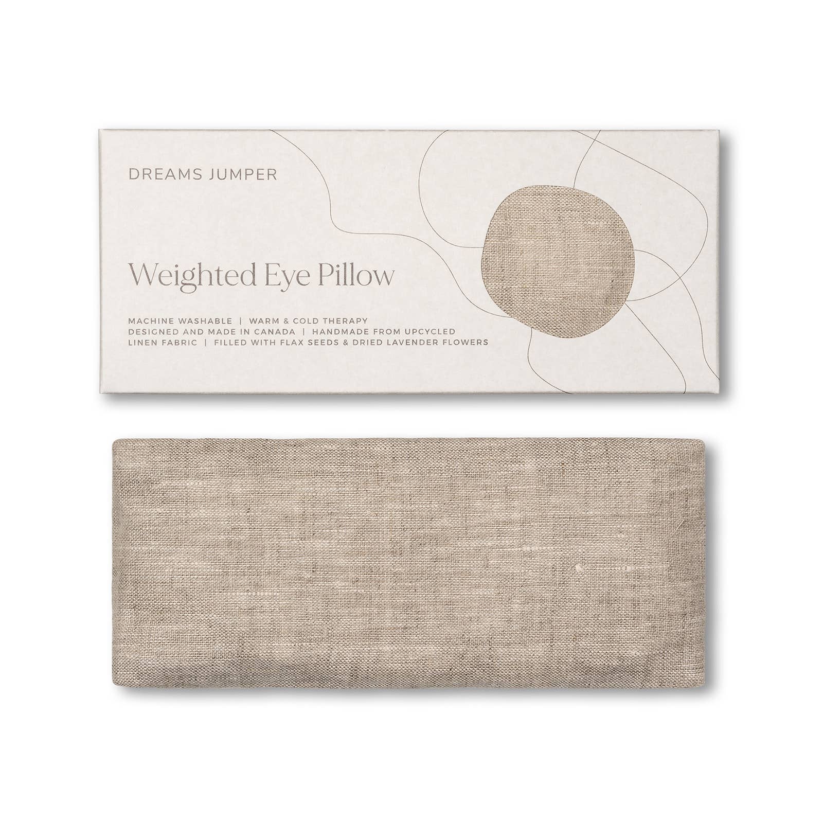 Aromatherapy Weighted Eye Pillow - Oatmeal