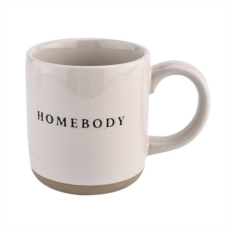 Homebody - Cream Stoneware Coffee Mug