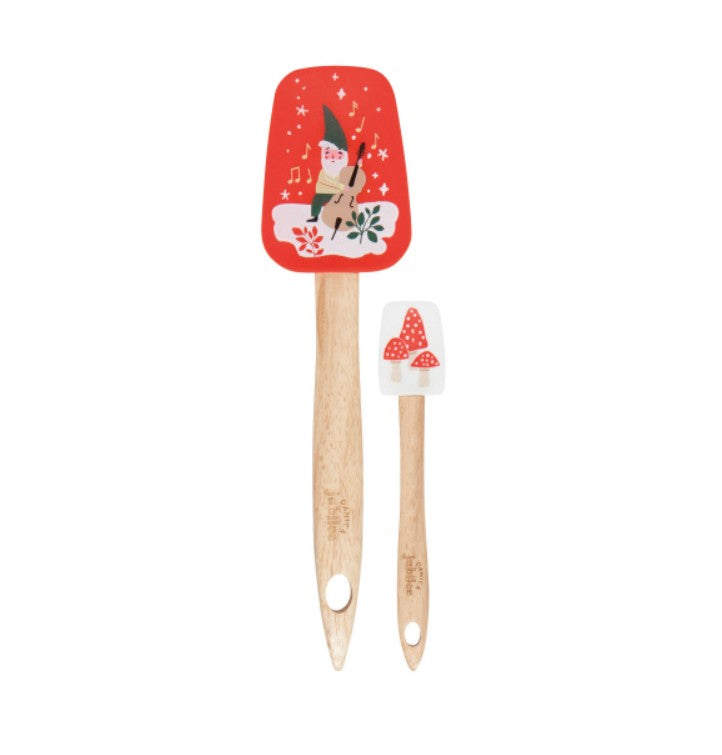 Silicone Spatula- Gnome for the Holiday/ Set of 2