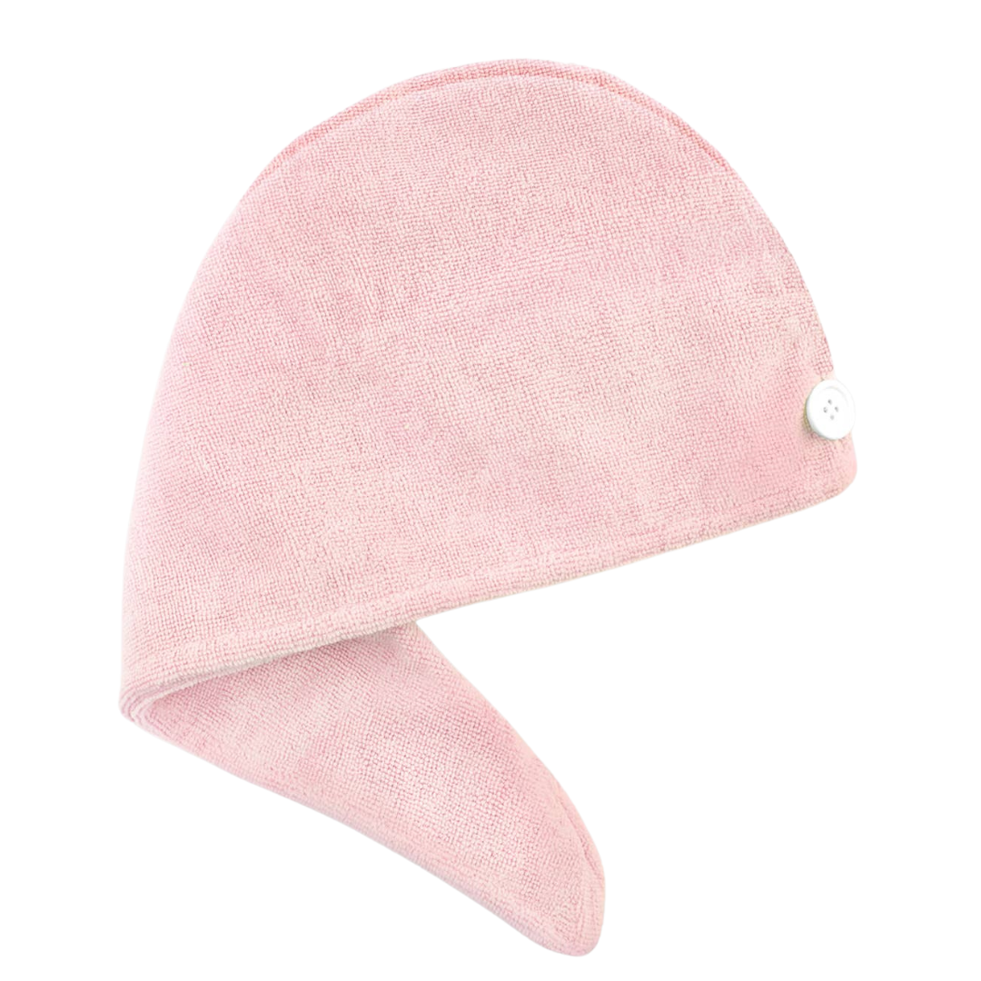 Spaahed Microfiber Hair Turban Towel- Pink