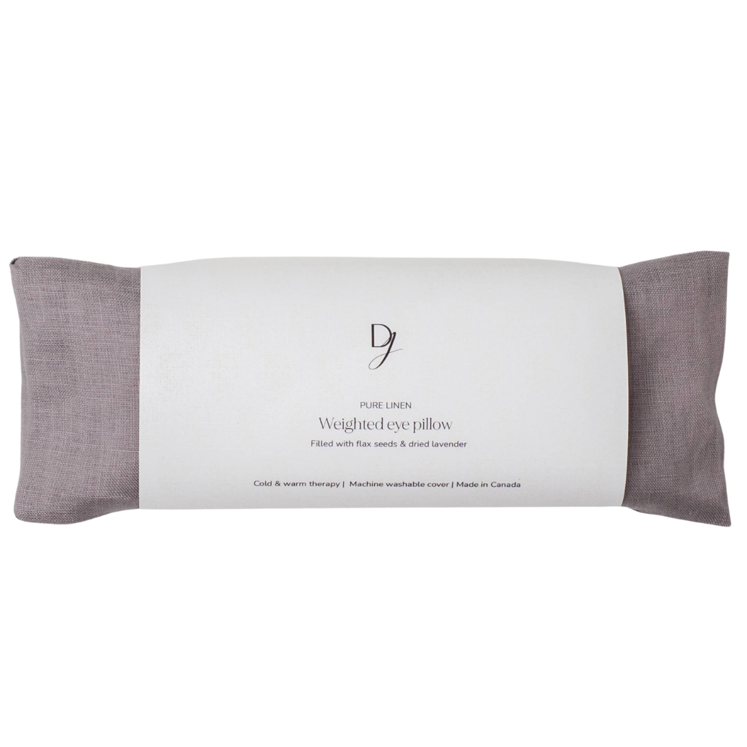 Aromatherapy Weighted Eye Pillow - Soft Grey