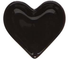 Heart Pinch Bowl- Black