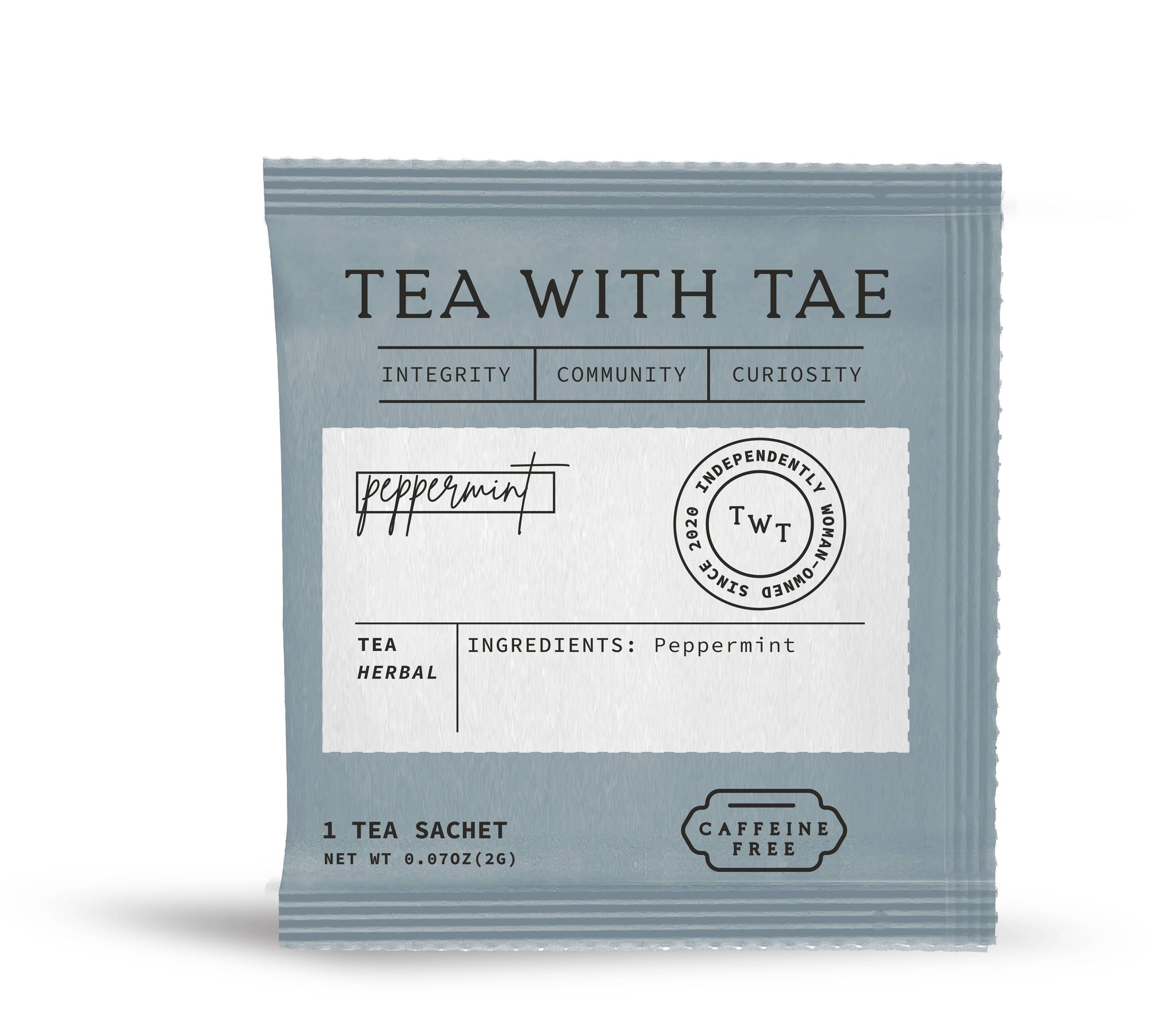 Individually Wrapped Sachets: Peppermint
